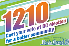 1210 Cast your vote at DC election for a better community